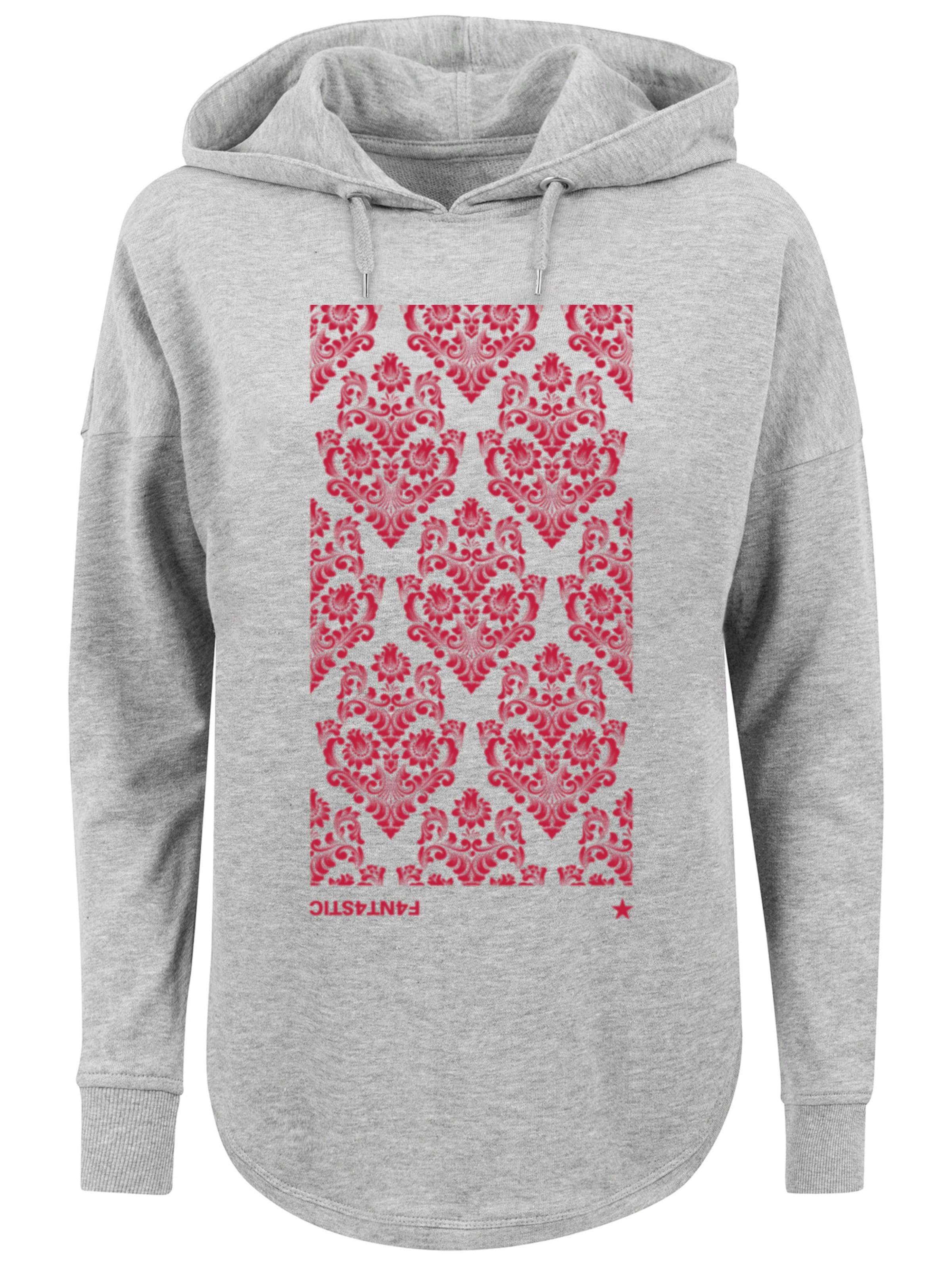 F4NT4STIC Sweatshirt in Grey: front