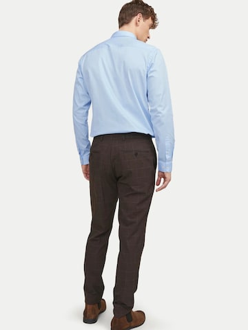 JACK & JONES Slim Fit Skjorte '12201905' i blå