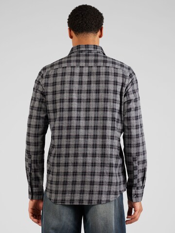 HUGO Regular fit Button Up Shirt 'Emero' in Grey