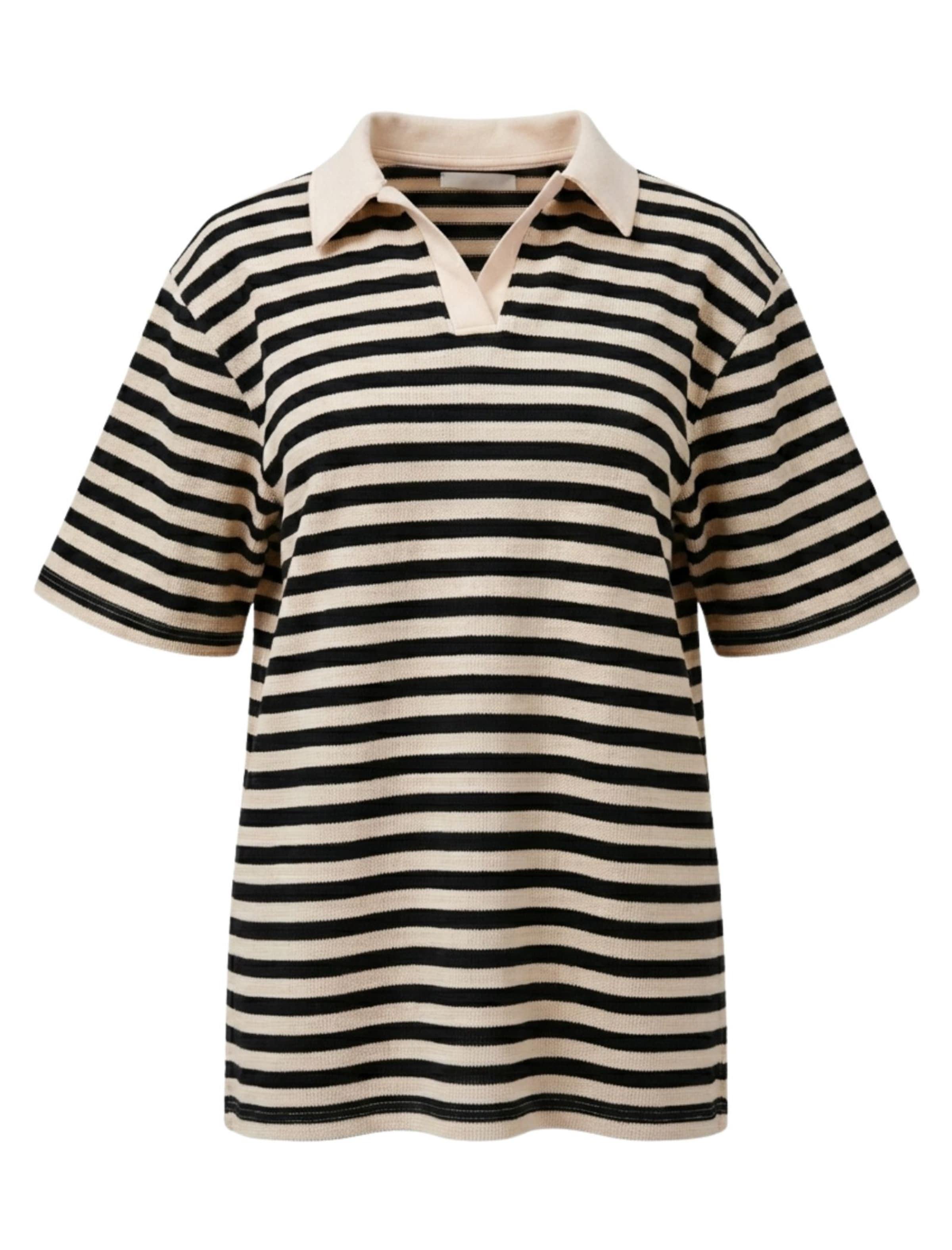 South Beach Shirt in Zwart: voorkant