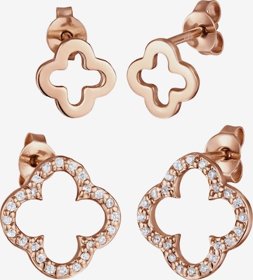 Boucles d'oreilles ELLI en or : devant