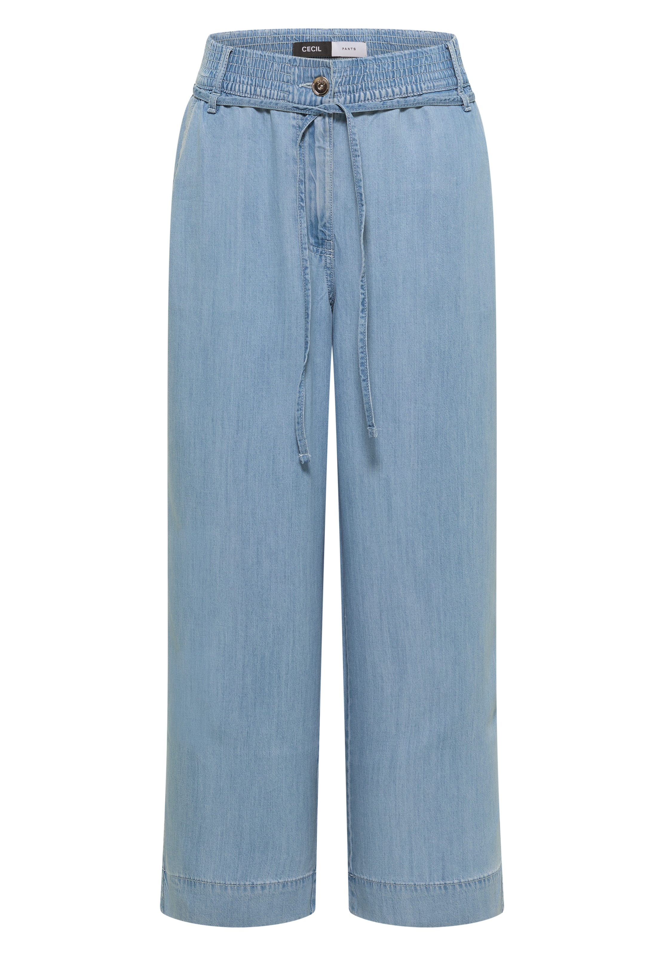CECIL Loose fit Pants in Blue: front