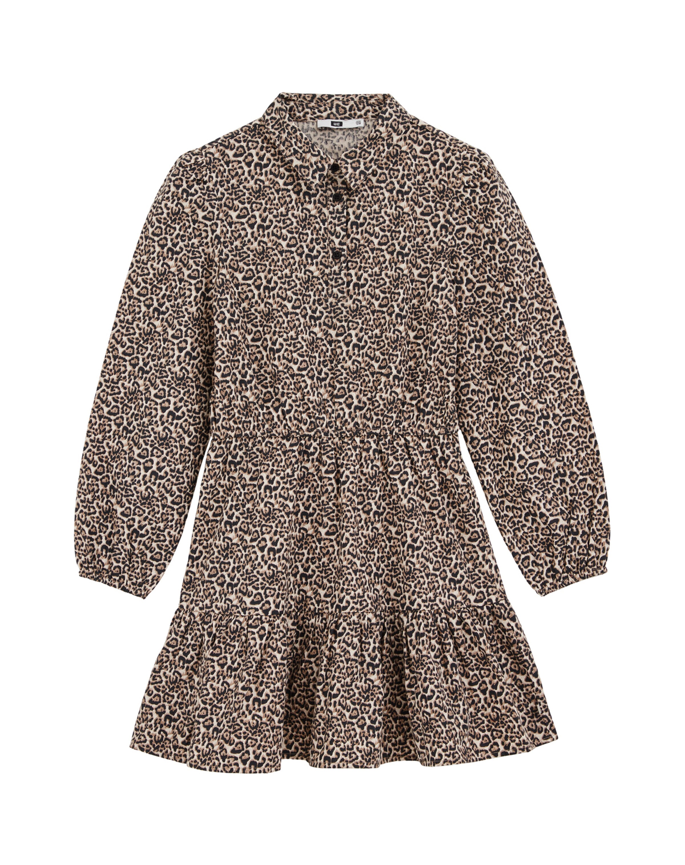 WE Fashion Šaty – hnědá: přední strana