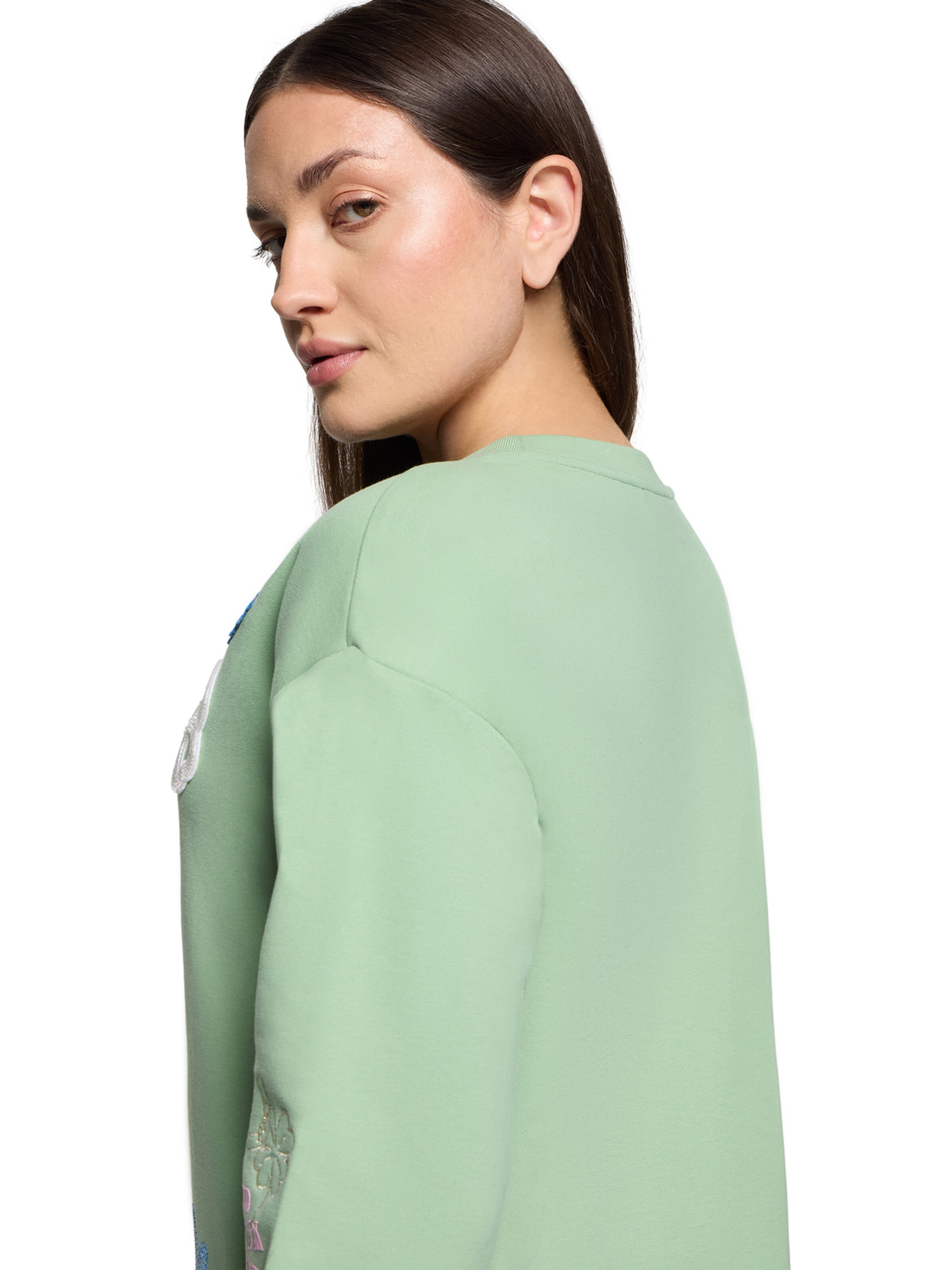 Cartoon Sweatshirt in Green