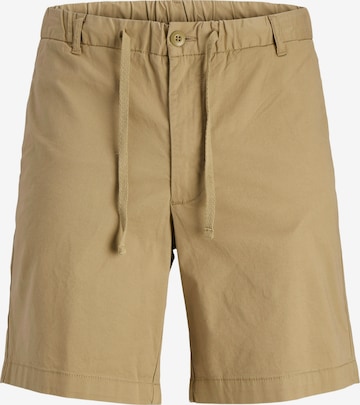 JACK & JONES Loose fit Pants in Beige: front
