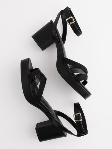 Next Strap Sandals 'Forever Comfort® ' in Black