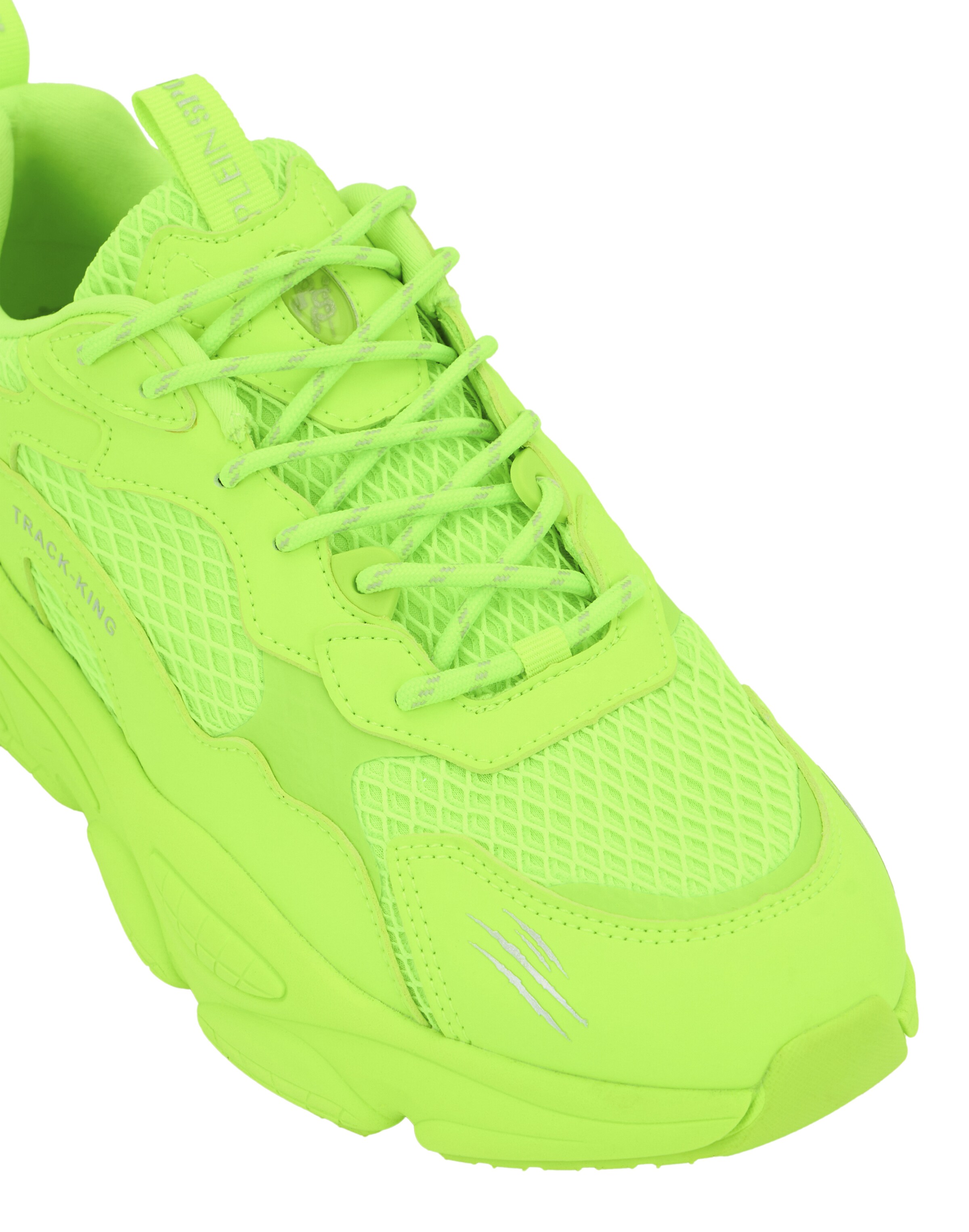 Plein Sport - Sapatilhas baixas 'Track King' em amarelo