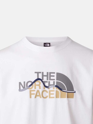 THE NORTH FACE Тениска 'MNT LINE RG SS' в бяло