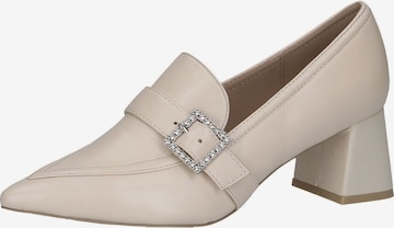 CAPRICE Pumps met hoge voorkant in Beige: voorkant