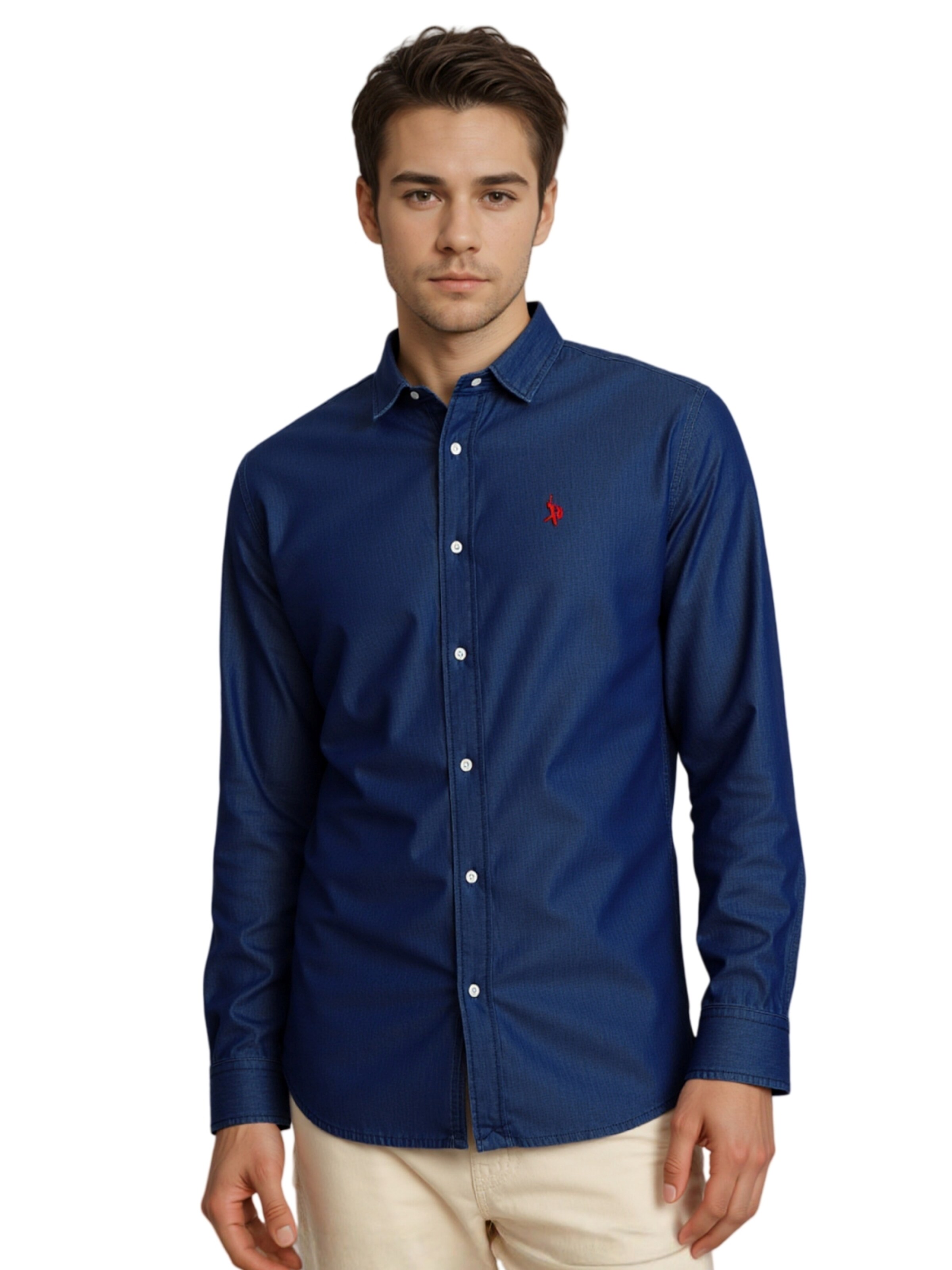 Regular fit Camicia di U.S. POLO ASSN. in blu: frontale