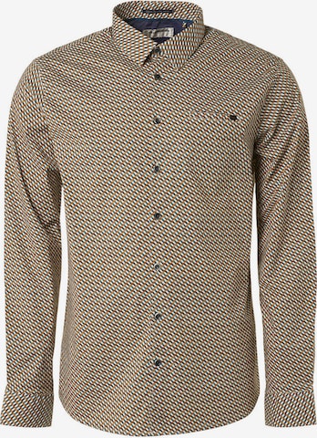 No Excess Button Up Shirt in Grey: front