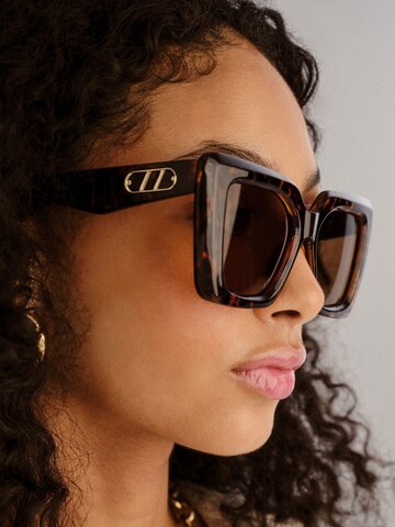 LE SPECS Solglasögon 'UNIMAGINABLE' i brun