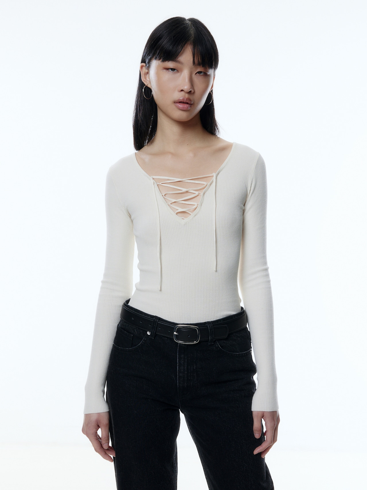 EDITED Jersey 'Faralda' beige