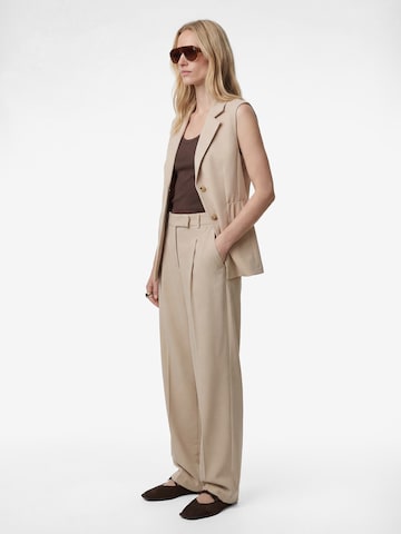 Koton Wide leg Pleat-front trousers in Brown