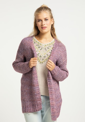 usha FESTIVAL Knit Cardigan in Pink: front