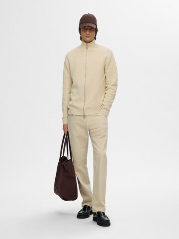 SELECTED HOMME Вязаная кофта 'Dane' в Бежевый