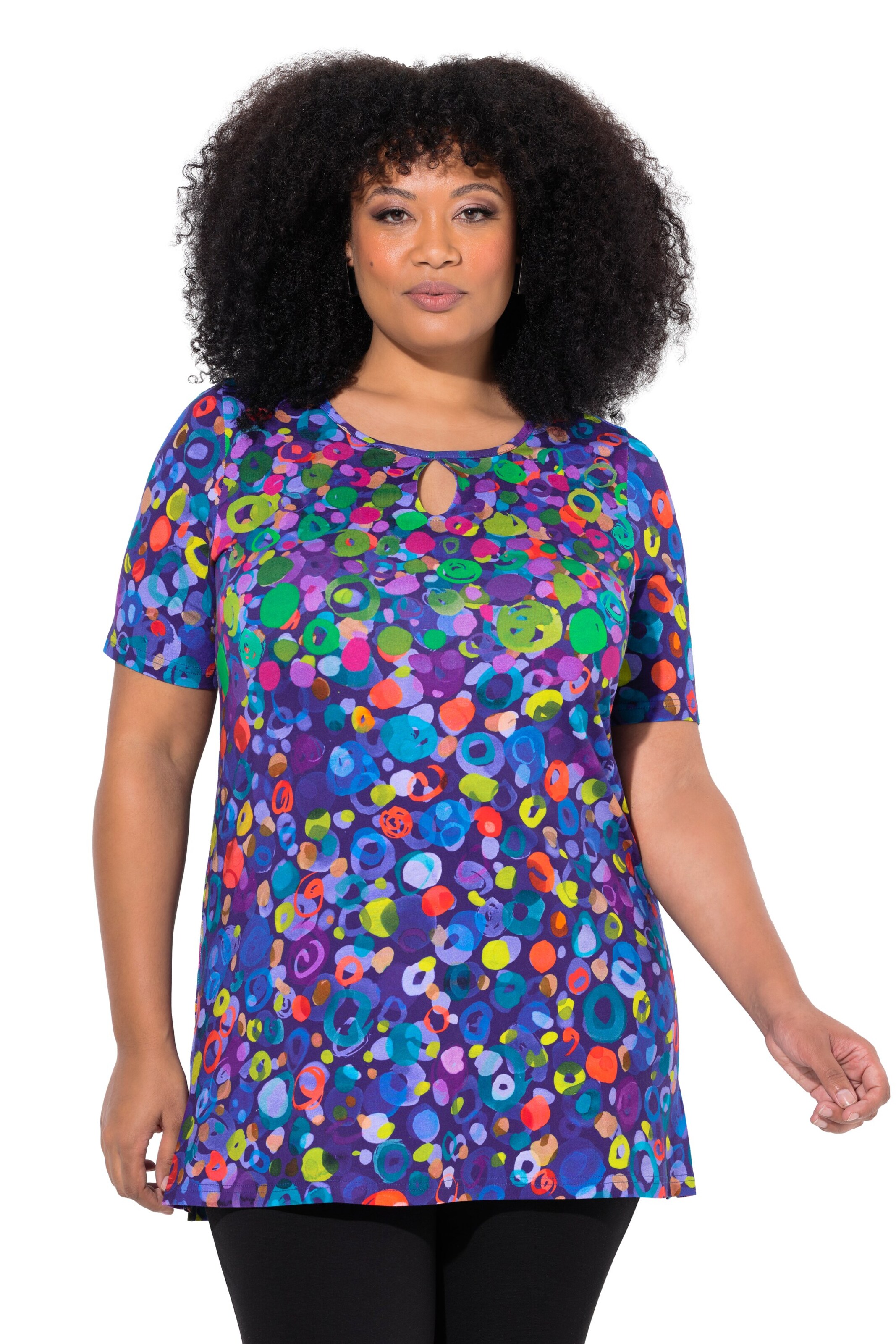 Ulla Popken T-Shirt in Lila: Vorderseite