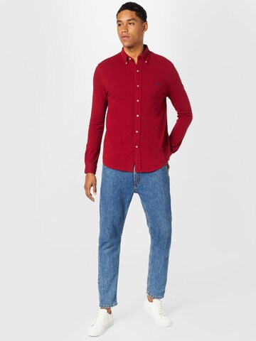 Polo Ralph Lauren Regular Fit Hemd in Rot