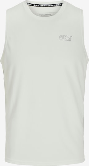 Marškinėliai 'JCOCnz' iš JACK & JONES, spalva – pilka / balta, Prekių apžvalga