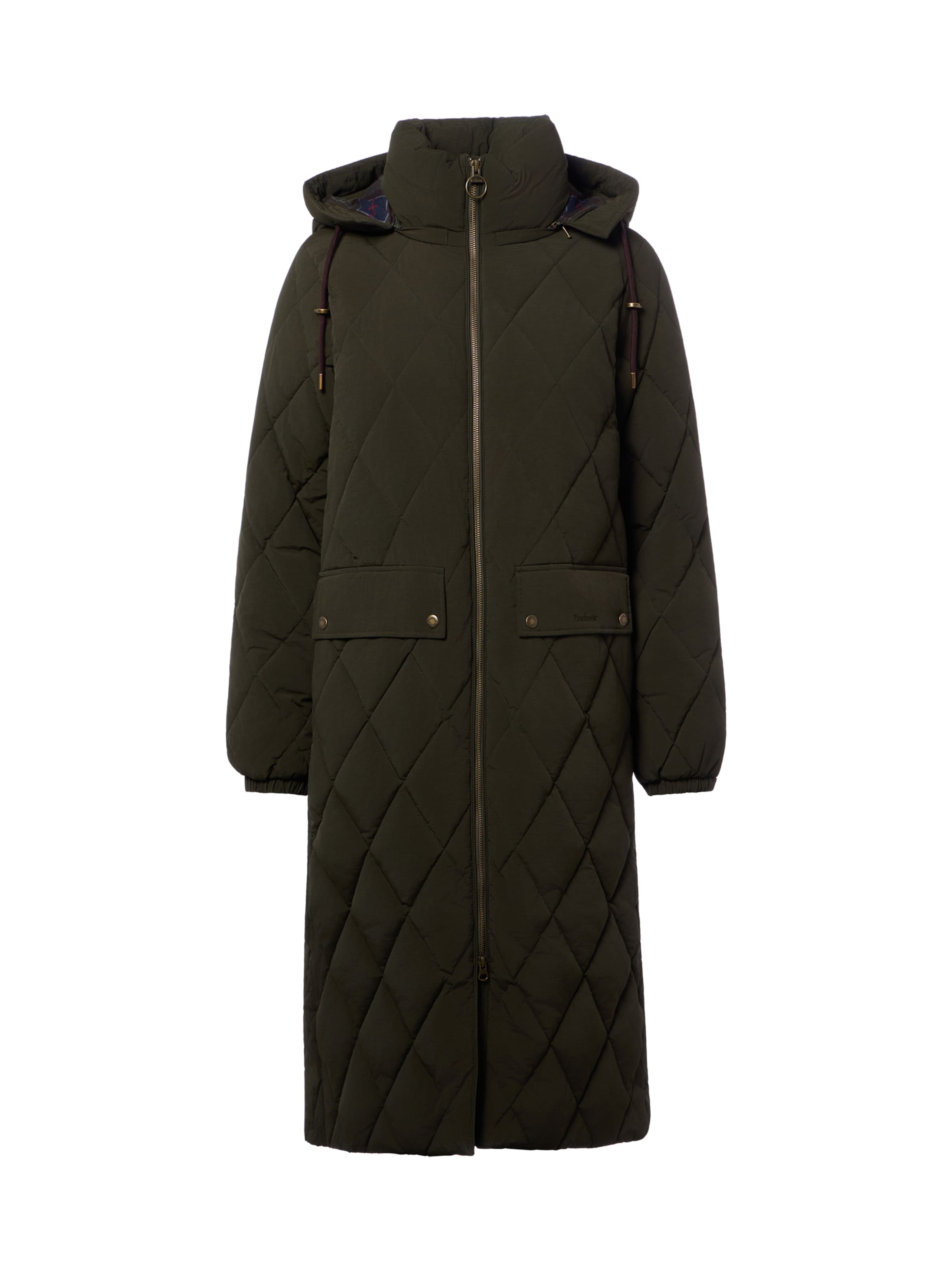 Manteau d’hiver Barbour en vert : devant