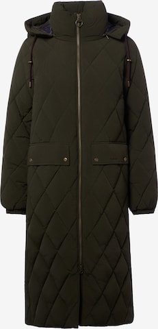 Barbour Wintermantel in Grün: Vorderseite