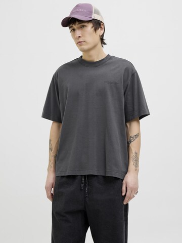 JACK & JONES Shirt in Grey: front