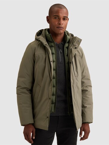 VANGUARD Välikausitakki 'V-Double coat' värissä beige: etupuoli