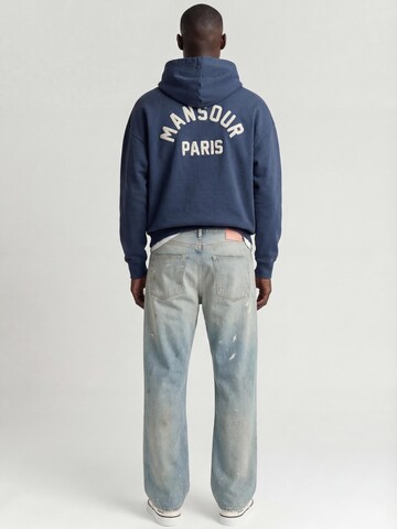 Mansour Trui 'Paris College Hoodie' in Blauw