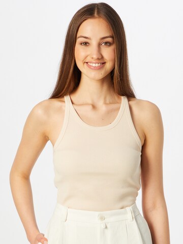 Ragdoll LA Top in Beige: voorkant