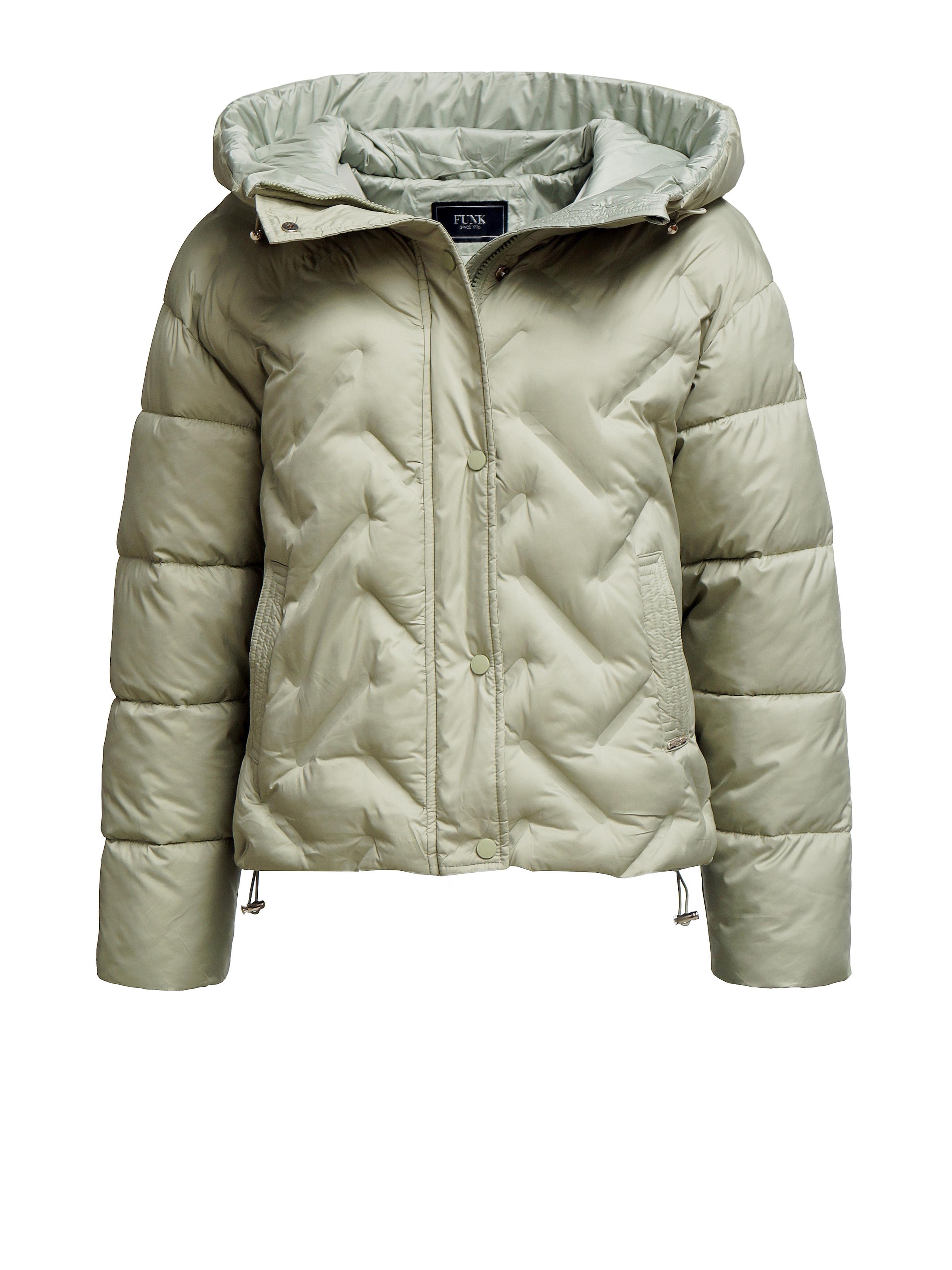 Funk since 1776 Winter Jacket in Green: front