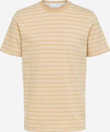 SELECTED HOMME T-Shirt 'Andy' in Beige: predná strana