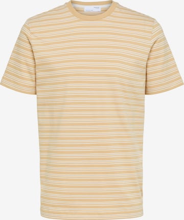 SELECTED HOMME - Camiseta 'ANDY' en beige: frente