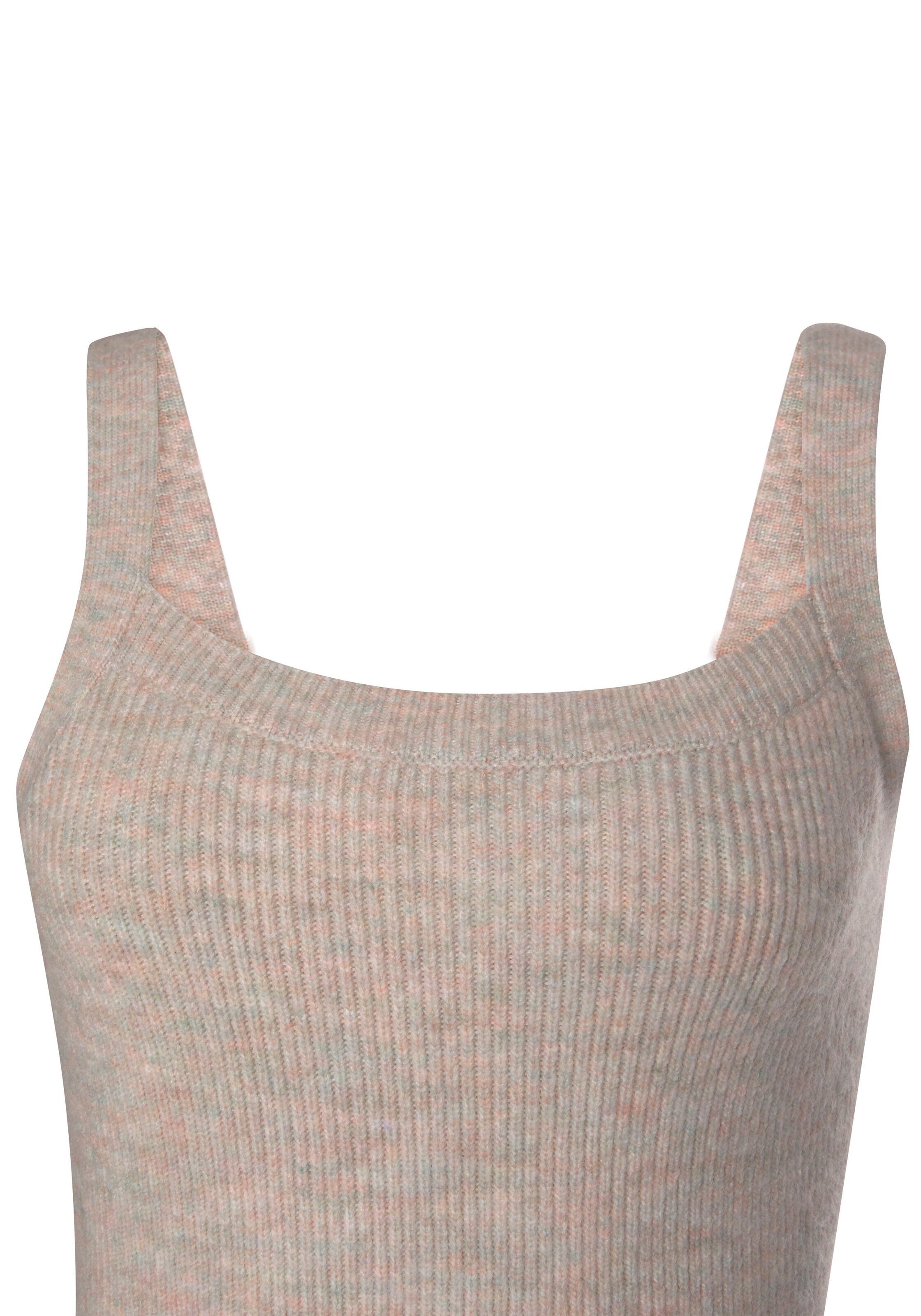 LASCANA Πλεκτό φόρεμα σε μπεζ