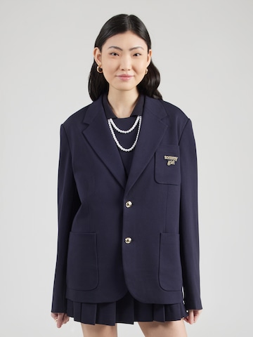 Blazer Tommy Jeans en bleu : devant
