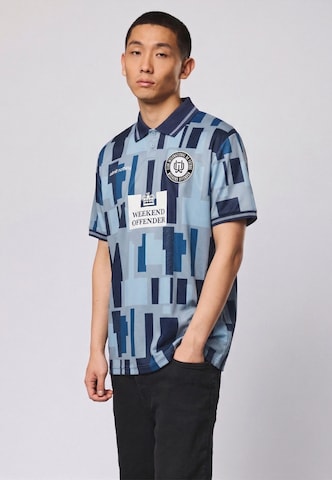 Weekend Offender Poloshirt 'Kiffan' in Blau: Vorderseite