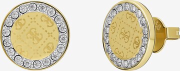 Boucles d'oreilles 'Round Harmony' GUESS en or : devant