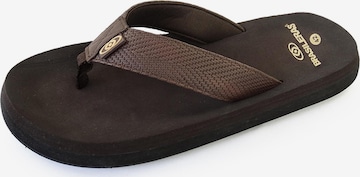 Brasileras - Zapatos para playa y agua 'Puff' en marrón: frente