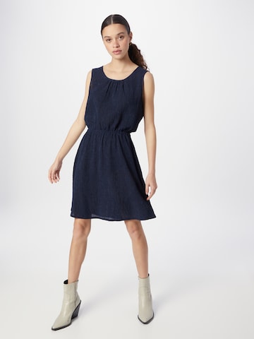 Robe rosemunde en bleu : devant