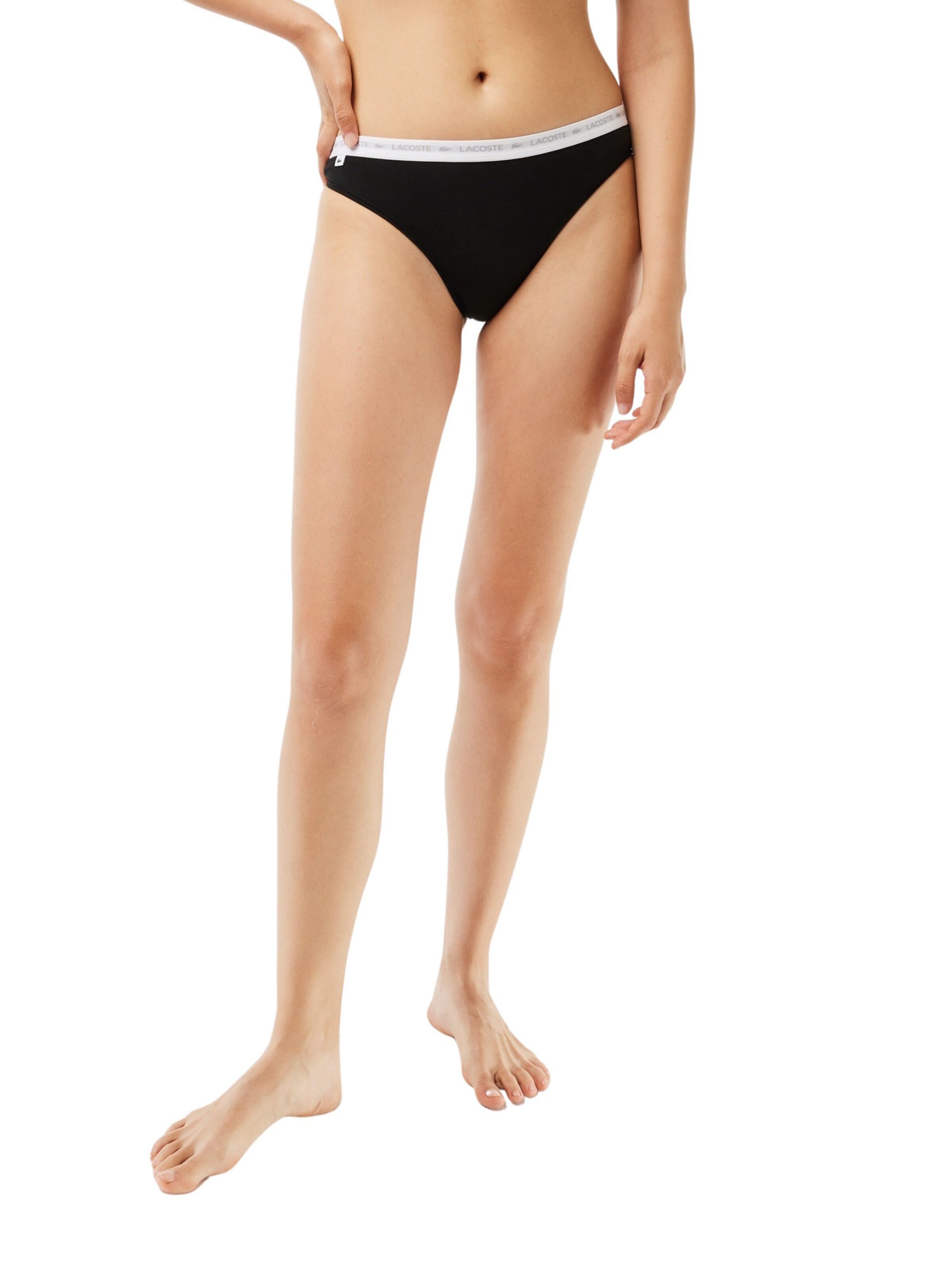 LACOSTE String i sort: forside