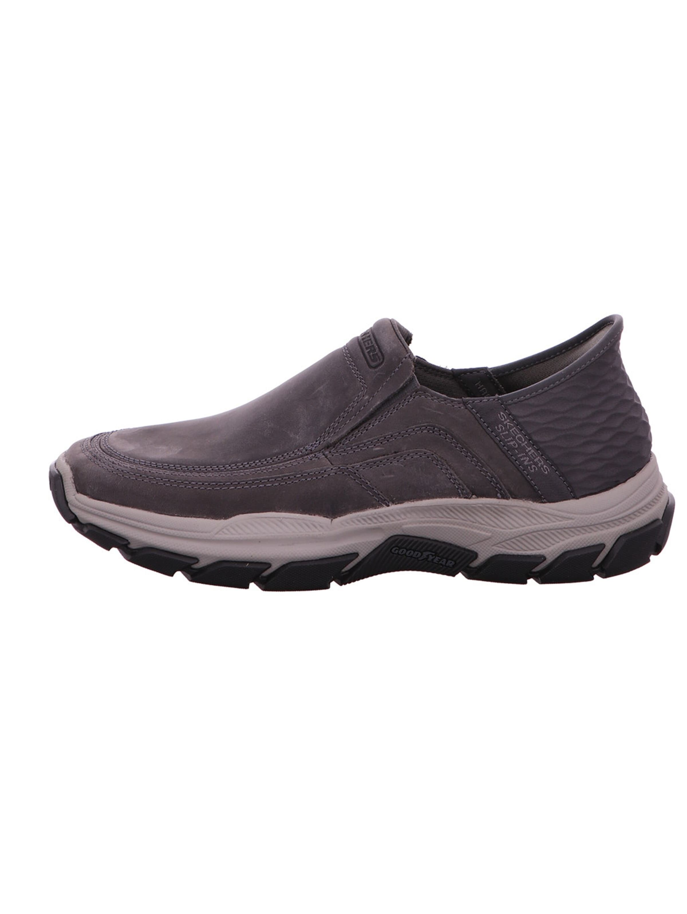 SKECHERS Slip-Ons 'RESPECTED - ELGIN' in Black: front