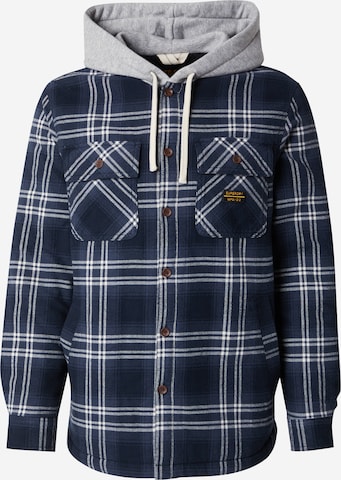 Superdry Regular fit Tussenjas in Blauw: voorkant