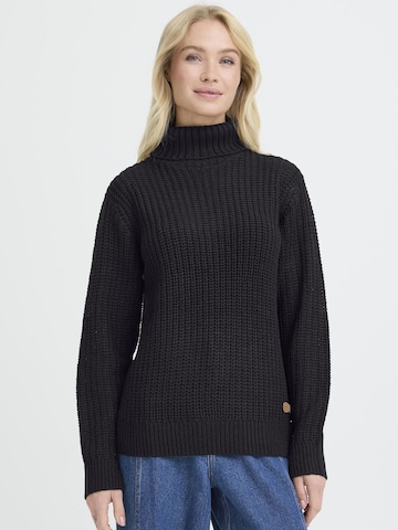 Pullover 'Oxedna' di Oxmo in nero: frontale