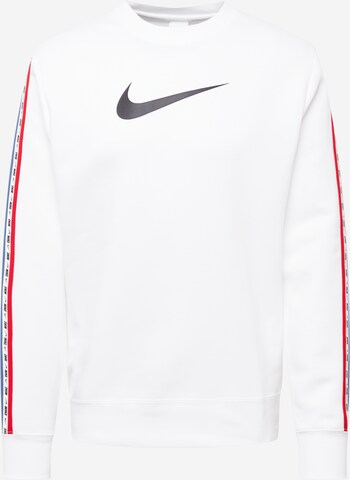 Bluză de molton de la Nike Sportswear pe alb: față