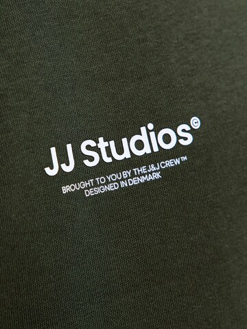 JACK & JONES Sweatshirt 'JJESOHO' in Groen