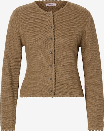MARJO Gebreid vest 'Vilseck III' in Bruin: voorkant