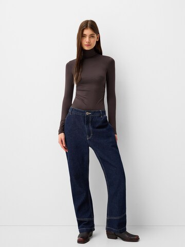 Shirtbody Bershka en marron