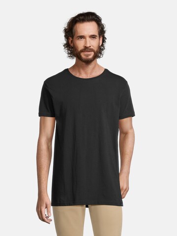 salzhaut Shirt 'DIEK' in Zwart: voorkant