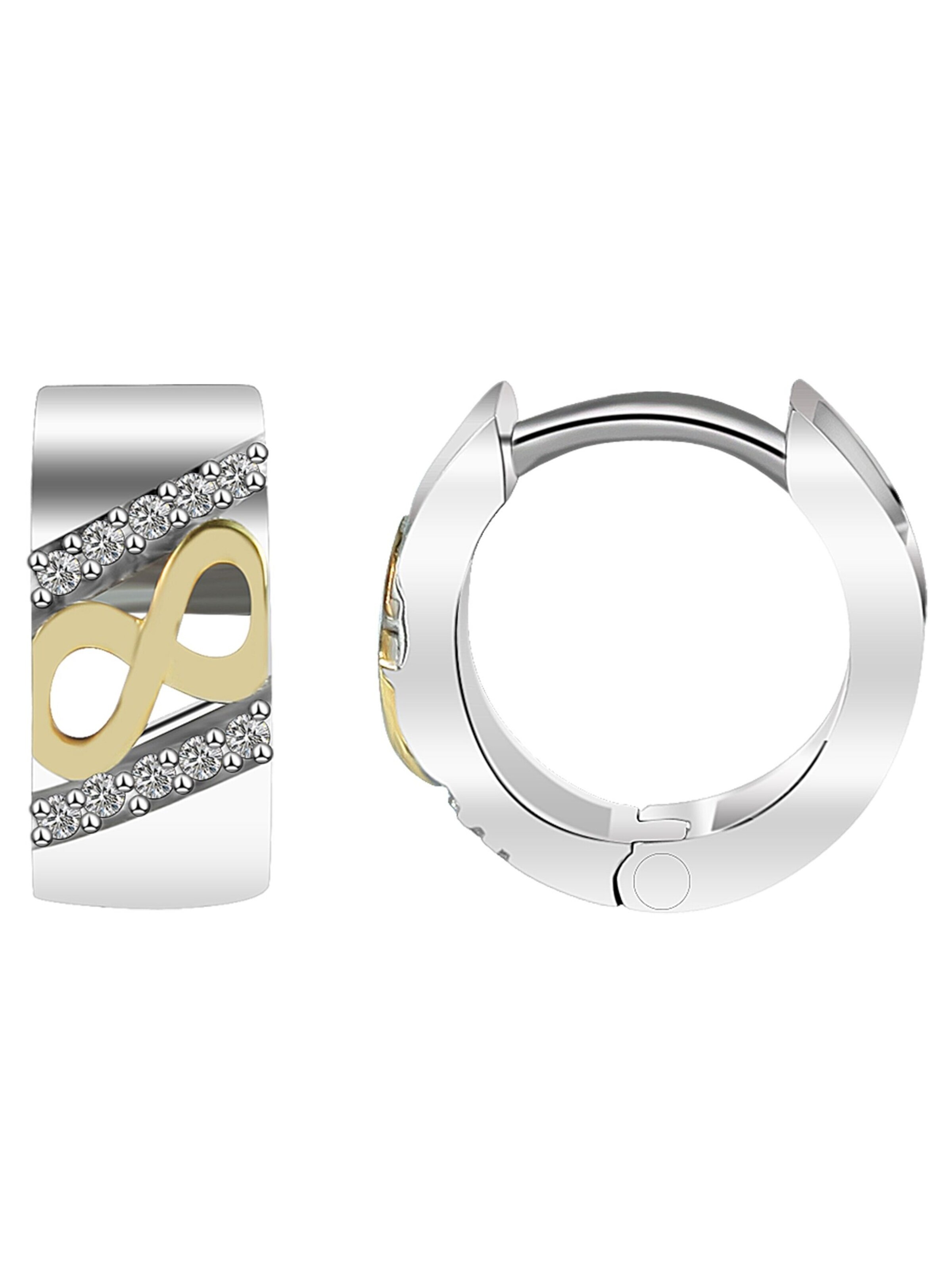 Akzent Earrings '"Ariela" aus 925 Sterlingsilber, rhodiniert, langlebig' in Mixed colors