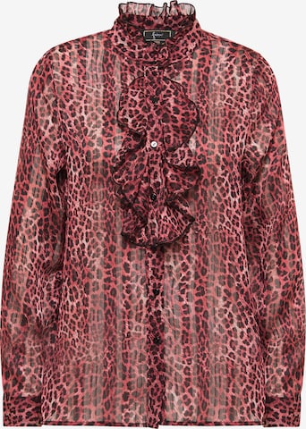 faina - Blusa em vermelho: frente