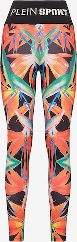 Plein Sport - Leggings em preto: frente